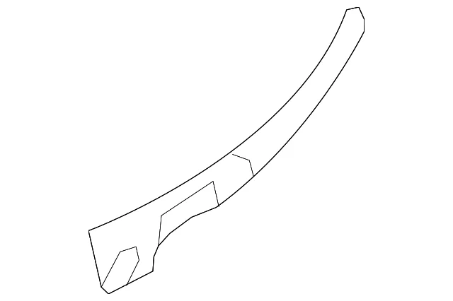 Upper Molding - Mazda (GS3L-51-PC1A)