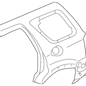 Quarter Panel - Mazda (ECY1-71-401B)