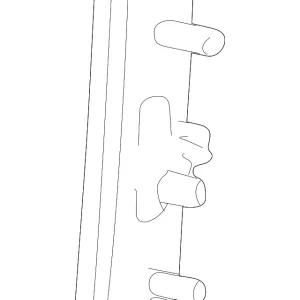 Seat Belt Height Adjuster - Mazda (ZZN0-57-960-07)