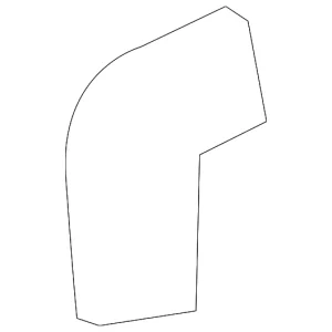 Bumper Cover Seal - Mazda (B63B-50-2G2)