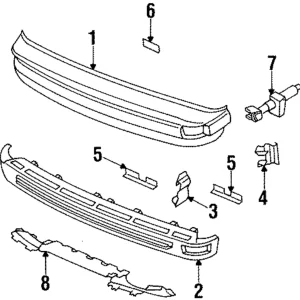 Bumper Cover - Mazda (FA01-50-030A)