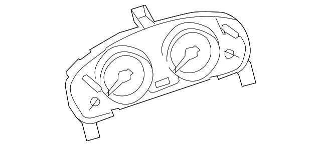 Instrument Cluster - Mazda (TE70-55-471C)