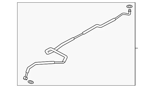 Rear AC Line - Mazda (TK48-61-831)