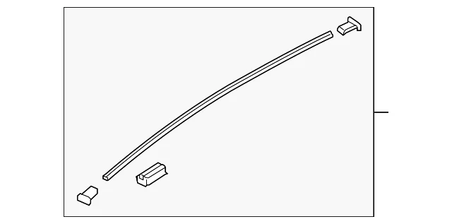 Roof Molding - Mazda (GM9M-50-9L0A)