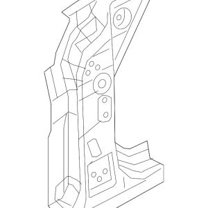 Hinge Pillar - Mazda (N2Y3-70-2B0A)