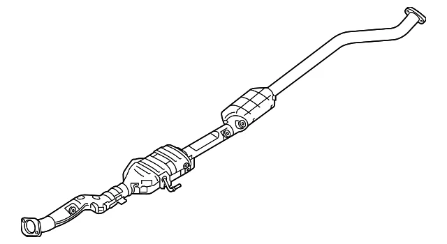 Catalytic Converter - Mazda (SHB3-20-55XD)