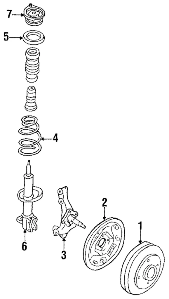Spring Upper Seat - Mazda (G030-34-012A)