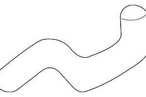 Heater Hose - Mazda (LC71-61-312)