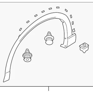 Wheel Opening Molding - Mazda (TK48-51-W20D)