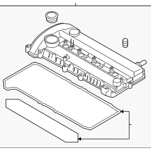 Valve Cover - Mazda (L502-10-210E)