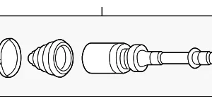 Inner Joint Assembly - Mazda (FTF1-22-520)
