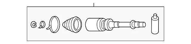 Inner Joint Assembly - Mazda (FTF1-22-620)