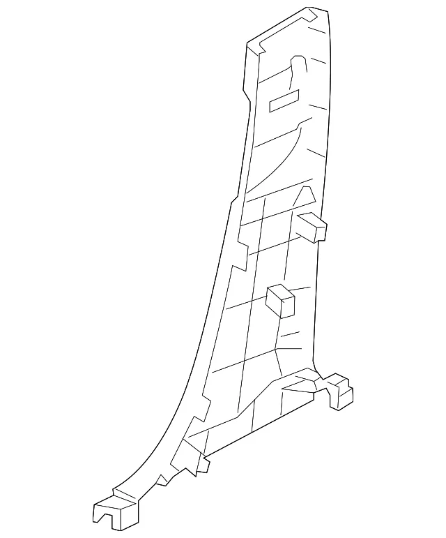 Lower Center Pillar Trim - Mazda (BJS7-68-230-02)