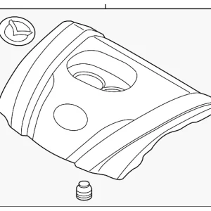 Engine Cover - Mazda (PX9R-10-2F0)