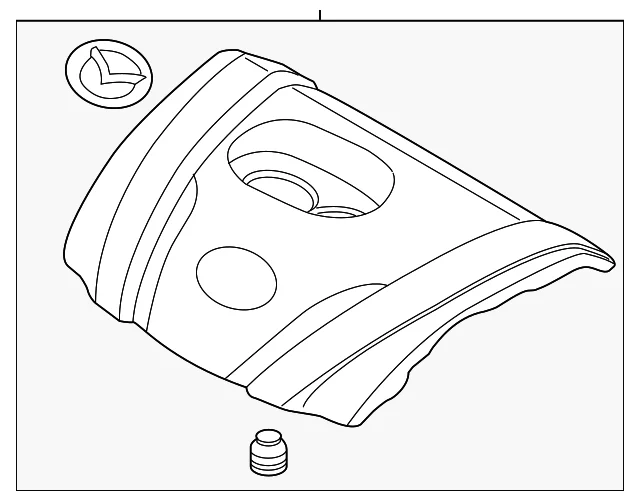 Engine Cover - Mazda (PX9R-10-2F0)