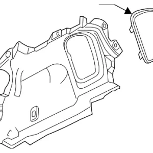 Trunk Side Trim - Mazda (BHN9-68-850-02)
