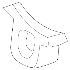 Trim Panel Assembly Bracket - Mazda (T001-68-411C)