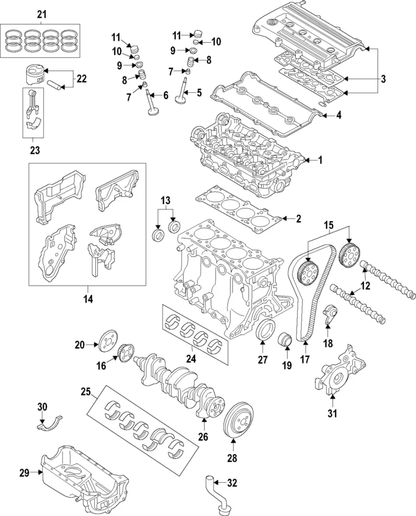 Timing Belt - Mazda (B597-12-205)