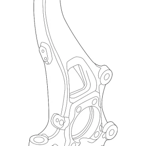 Knuckle - Mazda (KJK3-33-020)
