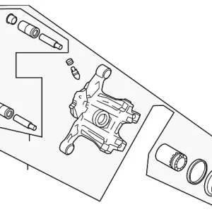 Caliper Assembly - Mazda (DFY5-26-61X)