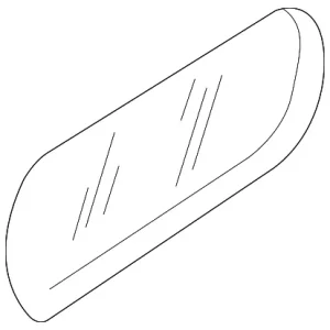 Mirror Glass - Mazda (TC16-69-183A)
