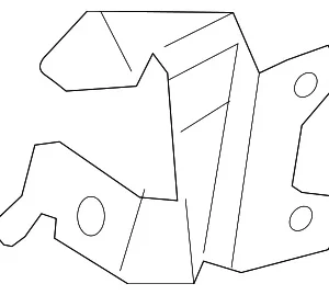 Front Suction Line Bracket - Mazda (TK48-61-470)