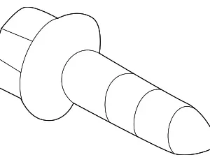 Trailing Arm Bolt - Mazda (H380-34-318B)