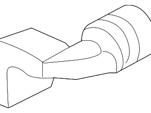 By-Pass Pipe Clip - Mazda (B69F-15-286)