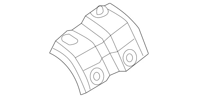 Roof Side Rail Reinforcement Bracket - Mazda (VA40-71-63Y)