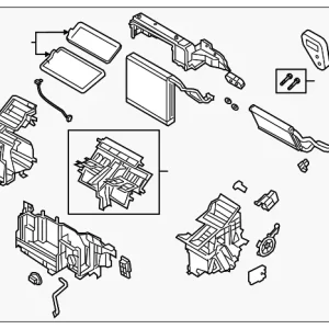 AC & Heater Assembly - Mazda (KB8E-61-130C)