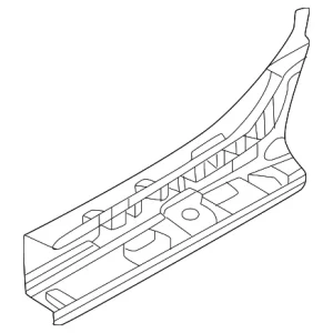 Rocker Reinforced Ext - Mazda (KMV6-53-95Z)
