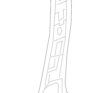 Center Pillar Reinforced - Mazda (BCJH-70-080A)