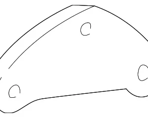 Motor Mount Bracket - Mazda (1F61-39-020A)