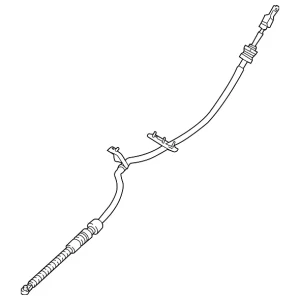 Shift Control Cable - Mazda (K123-46-500B)