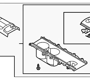 Console Assembly - Mazda (NE51-64-420F-89)