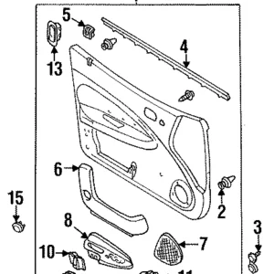 Mirror Switch - Mazda (BC1D-66-600)