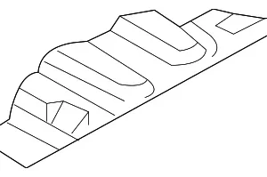 Front Floor Pan Reinforcement - Mazda (BHN1-54-G02)