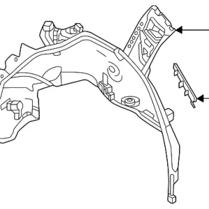 Inner Wheelhouse - Mazda (KMY6-70-15X)