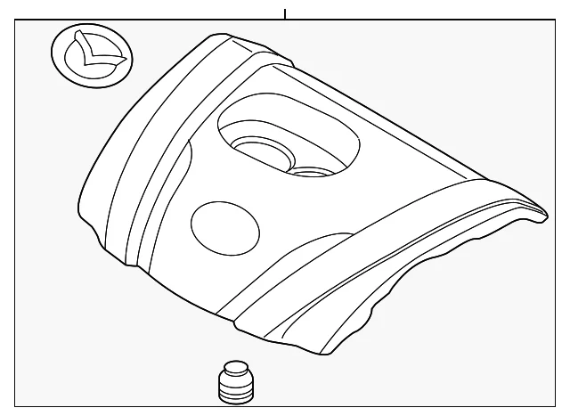 Engine Cover - Mazda (PX04-10-2F0)
