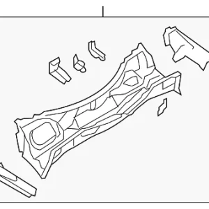 Upper Dash Panel - Mazda (FEY1-53-510A)
