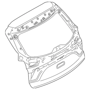 Lift Gate - Mazda (TKY0-62-02XB)