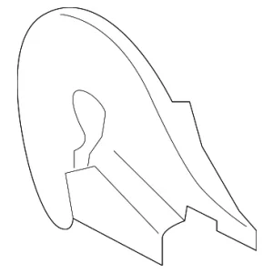 Hinge Cover - Mazda (CC43-88-1F7-34)