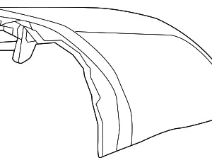 Trim Cover - Mazda (BHP1-32-986-02)