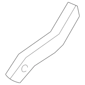 Lock Lever - Mazda (ZZM0-32-666)