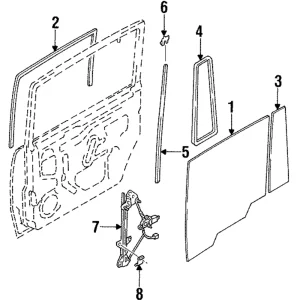 Run Channel - Mazda (LB82-73-605C)