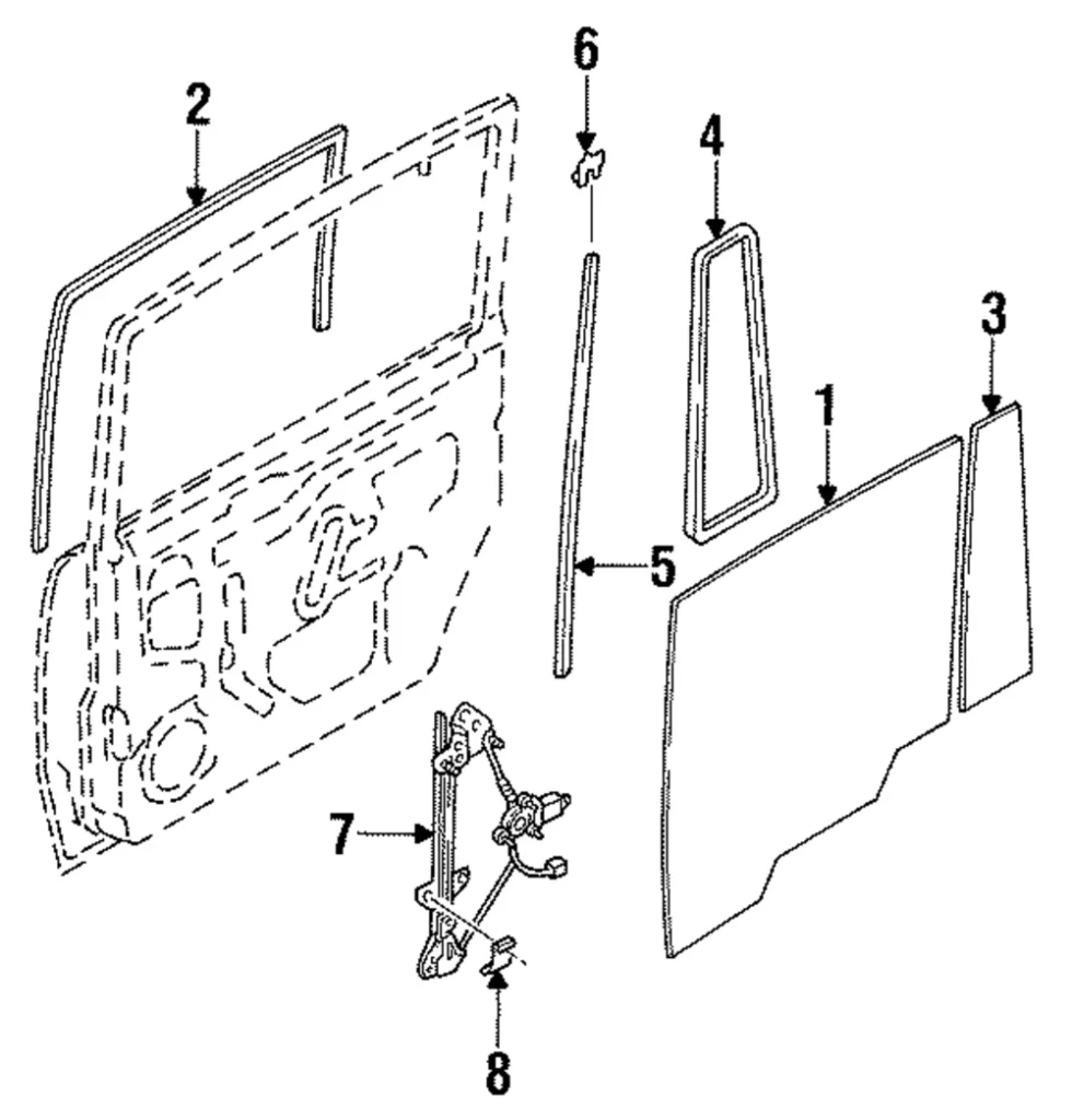 Run Channel - Mazda (LB82-73-605C)