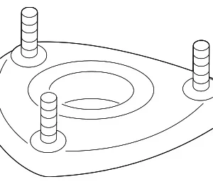Mount Plate - Mazda (DN4E-34-380A)
