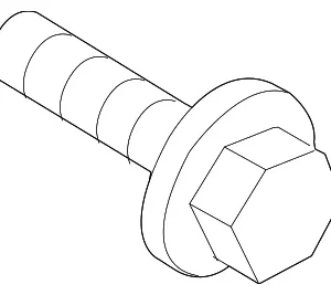 Glass Stop Bolt - Mazda (9945-20-610)