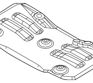 Rear Shield - Mazda (VC67-56-451A)