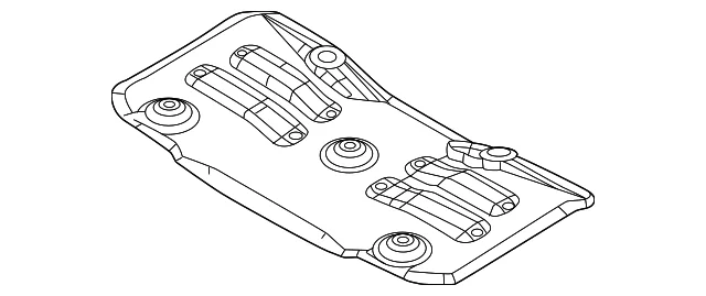 Rear Shield - Mazda (VC67-56-451A)